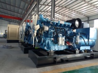 Ahorro de combustible Salida de energía 500kva 400kw Weichai Tipo abierto Alternador diesel Grupo electrógeno