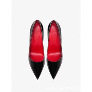 Zapatos de Tacón Alto de Mujer, Tallas 35-44, Color Rojo, Estilo Coreano, de Piel Sintética con Suela Roja, Modelo 2026, Elegantes, Sexys, Tacón de Aguja Delgado de 12 cm, a la Moda - Product Image 4