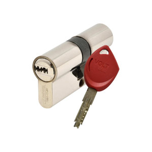 Vachette <b>Lock</b> Cylinder VIP Plus Stainless Steel Bright Chrome Plated With <b>Key</b> Mortise <b>Lock</b> General Use - Product Image 4