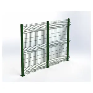 3D 모델링 서비스를 통한 맞춤형 아연 도금 + PVC 코팅 3D 철망 펜스 공급 - Product Image 2