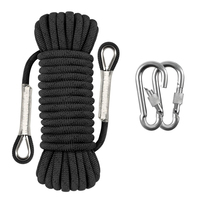 Corde de sécurité tressée haute résistance pour la randonnée en extérieur, 8 mm, 9 mm, 10 mm, 12 mm, corde statique pour l'escalade en montagne, vente en gros