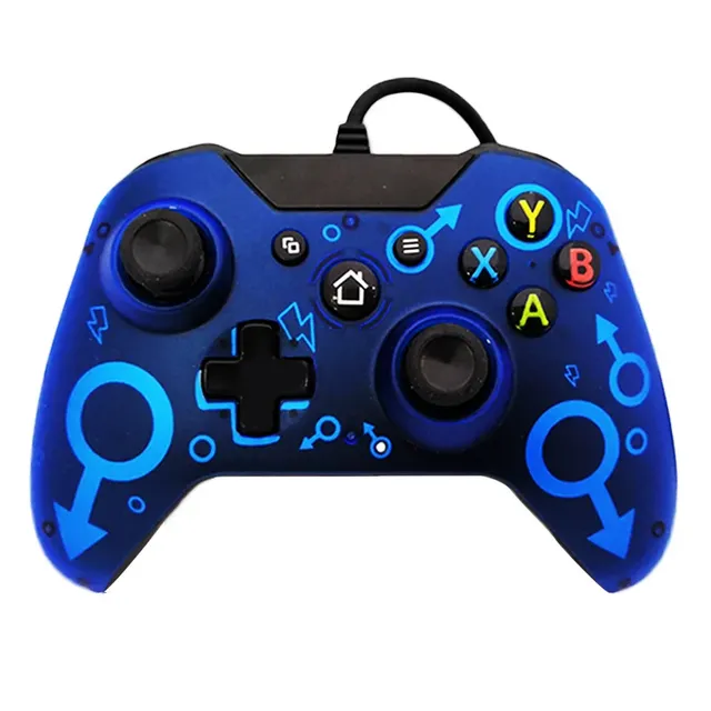 For Xbox One Slim USB Wired Game Controller Portable Dual Vibration Game Joystick Gamepad for Microsoft Xbox One Slim Controller