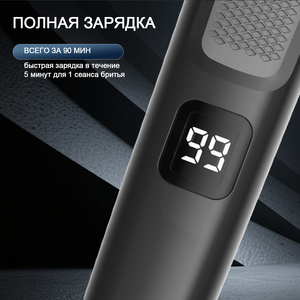 Afeitadora Rotatoria Recargable 4 en 1 con Doble Cuchilla, Recortadora de Vello Corporal para Hombre, Mini Depiladora Eléctrica Segura para la Piel - Product Image 5