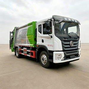 รถบรรทุกอัดขยะ Dongfeng 14 ลูกบาศก์เมตร ลดราคาพิเศษ ขับเคลื่อน 4x2 ตักขยะด้านหลัง มาตรฐานยูโร 5 ระบบไฮดรอลิก - Product Image 1