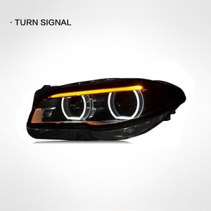 Gruppo <span class=keywords><strong>Fari</strong></span> a LED Completo con <span class=keywords><strong>Angel</strong></span> Eye WLJ per BMW Serie 5 F10 F18 2011-2017, Aggiornamento Retrofit LED DRL Completo per <span class=keywords><strong>Fari</strong></span> Anteriori - Product Image 3