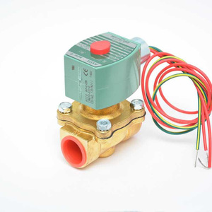 Vanne solénoïde Asco 1/2 pouce 220VAC Corps en laiton Action directe Eau Air Oxygène - Product Image 2