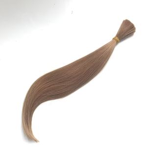 <span class=keywords><strong>Capelli</strong></span> Umani Morbidi e Setosi di Colore Marrone <span class=keywords><strong>Chiaro</strong></span> Emeda per Intrecciare Fai-da-Te - Product Image 1