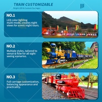 Train électrique de tourisme pour parcs d'attractions à thème, train de loisirs, train électrique à vendre