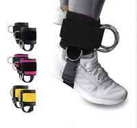Bande de résistance pour la salle de sport, femmes, antidérapante, extensions de jambes avec sangles de cheville, accessoires pour machine à câbles