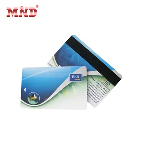 OEM commande une carte à bande magnétique PVC en plastique unique acceptable