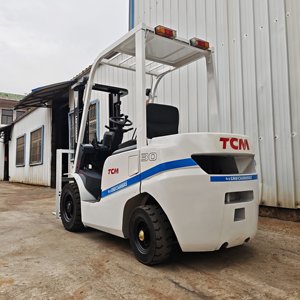 Used TCM 3 <b>T</b> Diesel Forklift with Isuzu Engine 3 Ton Capacity Hydraulic Side Shifter Solid Tire Two Stage Mast Fwd <b>Drive</b> - Product Image 5