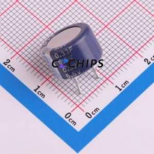 Supercondensateur KW-5R5C334-R, composant traversant (THT), condensateur 0,33F -20%~+80% 5,5V 50Ohm@1kHz - Product Image 1