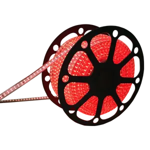 Bande LED rouge haute tension de 50 m et 10 mm pour l'éclairage décoratif et l'isolation intérieure et extérieure. - Product Image 2