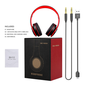 Auriculares estéreo BH10 BT 5,0 blue tooth con luces LED navideñas, Auriculares bluetooth con logotipo personalizado - Product Image 6