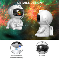 Lampe Projecteur Galaxie Astronaute Haute Qualité Prix Abordable, Veilleuse Projecteur Étoiles Lumière d'Ambiance Nébuleuse, Lampe de Table