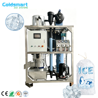 Machine à glace en tubes Coldsmart de 1 à 10 tonnes/jour pour usine de glace au Mexique, à économie d'énergie