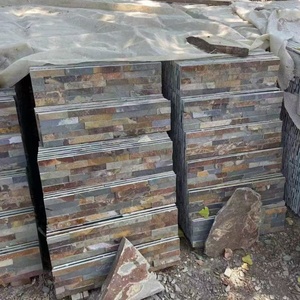 Nhà Máy Bán Hàng Trực Tiếp Cao Cấp Tự Nhiên Slate Văn Hóa Đá Cho Lò Sưởi Tường Đá Trang Trí Tấm Tường - Product Image 3
