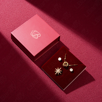LBarley OEM Best-seller Boîte à bijoux avec logo personnalisé Boîte magnétique pour bague collier Boîte d'emballage pour bijoux