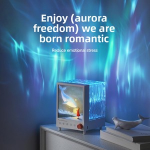 Caja de Luz Aurora 2025, Novedad, con Altavoz, Funciona con Batería, Creativa, <span class=keywords><strong>para</strong></span> Dormitorio, Mesita de Noche, Luz Romántica, Regalo de Cumpleaños - Product Image 3