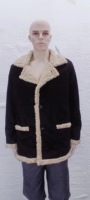 Veste bomber en daim pour homme, doublure en fausse fourrure sherpa, veste d'hiver chaude, veste décontractée à fermeture éclair, veste de mode pour temps froid