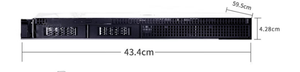 เซิร์ฟเวอร์แบบแร็ค ThePowerEdge R210 1U ซ็อกเก็ตเดี่ยว พร้อมคล็อกซีพียูเริ่มต้นที่ 2.4 GHz - Product Image 3