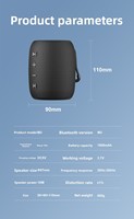 Nouveau Haut-parleur sans fil 2026 pour Subwoofer, Stéréo Puissant, de Bureau et d'Extérieur, Pratique, Petit Canon en Acier avec Emplacement pour Carte TF