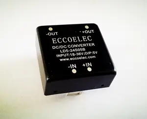 Geïsoleerde 5W DC/DC converter 5V naar 3.3 V/5 V/9 V/12 v/15 V/18 V/24 V/28 V/48 V