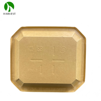 YN Tray Serie - 3CB Ecologisch Verantwoorde Recyclebare Achtkantige Kraft Papier Deli Bakjes