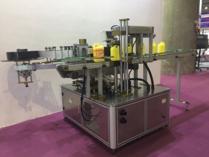 Máquina Etiquetadora Automática de Alta Precisión de Una Sola Estación para Botellas con Adhesivo Termofusible, PLC y Motor - Product Image 4