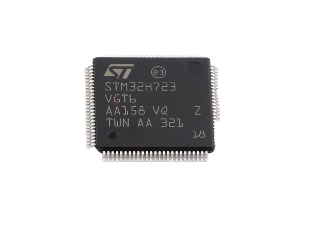 STM32H723VGT6 a Brand-new in Microcontroller  LQFP-100(14x14) PackageARM Cortex-M7 CPU 564 Kbyte RAM  550 MHz CPU