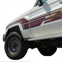 Autocollant latéral de carrosserie de voiture 2022, lettres en PVC pour pièces de voiture d'occasion Land Cruiser LC79/LC70 Z-CHOI