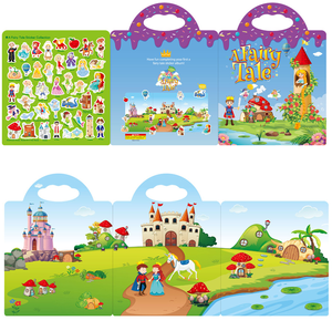 Adesivo riutilizzabile per bambini set divertenti adesivi da viaggio per bambini simpatici adesivi impermeabili per ragazzi - Product Image 3