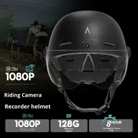Caméra d'action intelligente anti-vibration pour casque de ski avec enregistreur vidéo intégré étanche pour la moto et le ski