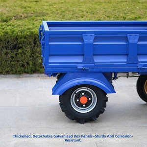 Carrello Elettrico a Quattro Ruote, Carriola Motorizzata, Carrello da Trasporto per Giardino, Fattoria e Costruzioni - Product Image 6