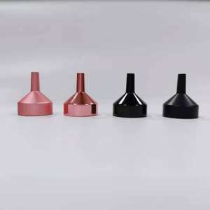 Funil colorido atacado do metal do alumínio Matt preto vermelho rosa para o enchimento líquido cosmético - Product Image 3