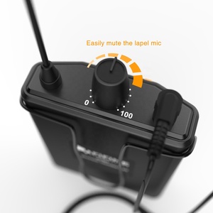 Microphone sans fil UHF Fifine K036A, microphone dynamique <span class=keywords><strong>portable</strong></span> pour karaoké, DJ, KTV, église, discours, studio, chant, enregistrement - Product Image 5