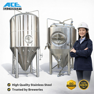 Fermentador Cónico de 500L con Método de Enfriamiento por Chaqueta para Cerveza, Equipo de Fermentación para Cervecería en Venta - Product Image 3