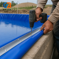 PVC Wasserdichte Membran Anti-Versickerungs-Hochqualitätsfolie für Kellerwand-Fundament Unterirdische Abdichtung