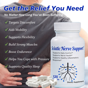 Capsules de Formule de Soutien à la Santé du Nerf Sciatique à Forte Demande, Complément Alimentaire Contenant du Complexe de Vitamines <span class=keywords><strong>B</strong></span> et de l'Acide Alpha-Lipoïque - Product Image 1