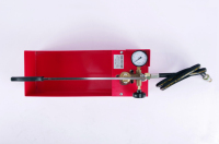 Banco de Pruebas [CE], Herramienta de Plomería, Bomba de Prueba Manual Hidrostática de Agua, Pistón de Aluminio para Tuberías, Bomba de Alta Presión