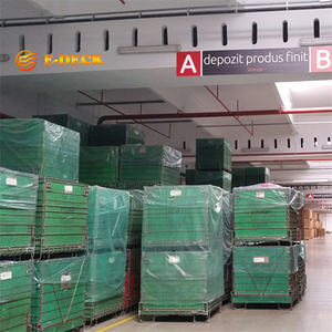 Jaula de plataforma de solución de almacenamiento de almacén duradera apilable de acero resistente para estanterías de almacén - Product Image 3