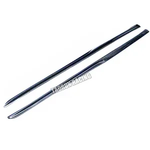 Jupe d'extension de pare-chocs latéral en fibre de carbone Style PSM pour Benz W205 S205 C180 C200 C300 C42 C63 Sedan & Wagon 15-21 - Product Image 2