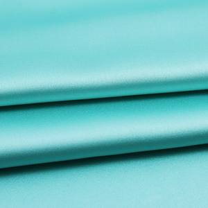 नेक शुद्ध नीले रंग की पोशाक 100% पॉलिएस्टर कपड़े इन-स्टॉक आइटम चिकनी त्वचा के अनुकूल नरम त्वचा के अनुकूल - Product Image 3