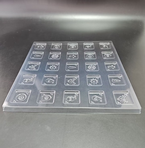 Блистерные лотки для шоколада одноразовые лотки для домашних животных и пластиковые Квадратные Вставки лоток для шоколадных батончиков для закусок лоток для упаковки - Product Image 2