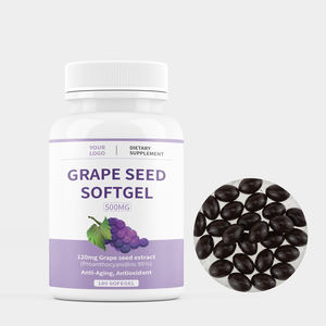 Goede Kwaliteit Druivenzaad Extract <span class=keywords><strong>Capsule</strong></span> Oem Odm 500Mg Druivenpitolie <span class=keywords><strong>Softgel</strong></span> <span class=keywords><strong>Capsule</strong></span> - Product Image 1