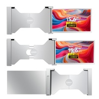 Monitor Triple para Portátil de 15.6 Pulgadas IPS, Pantalla Derecha con Rotación de 180°, Plug and Play para Portátiles de 15.6-17.3 Pulgadas con Windows/Mac (M1/M2/M3) Pro/Max-S3 USB-C HD