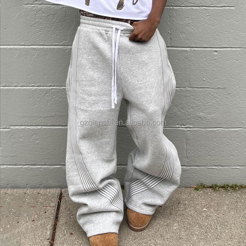 Baggy Sweatpants Gray Jogging Pants Baggy Joggers Men Comfortable