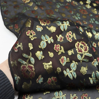 Petite fleur Jacquard soie impression numérique en mousseline de soie robe été cadeau haut femmes Offre Spéciale en gros