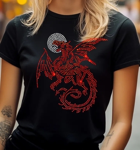 Giáng Sinh Topz Nhà Máy Quá Khổ Pha Lê T-Shirts Tùy Chỉnh Rhinestone In Chất Lượng Cao 100% Cotton Terry Sẵn Sàng Thiết Kế Cho <span class=keywords><strong>Virgo</strong></span> - Product Image 6