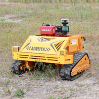 Tondeuse autoportée zéro-turn 550 à chenilles, moteur diesel 4 temps, sans fil, tout-terrain, pour terrains en pente, en promotion, usine chinoise